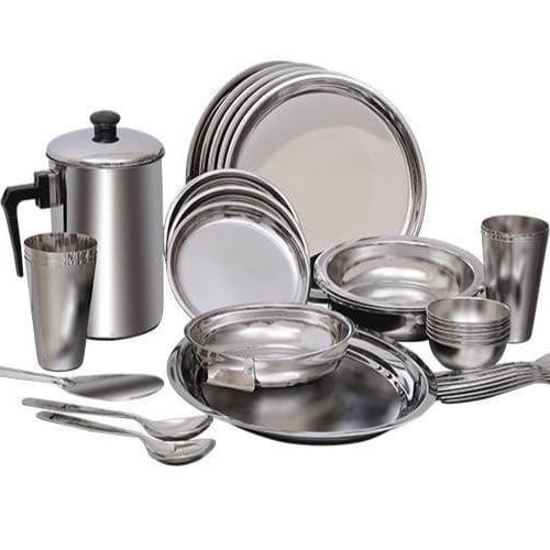 Steel Dinner Set