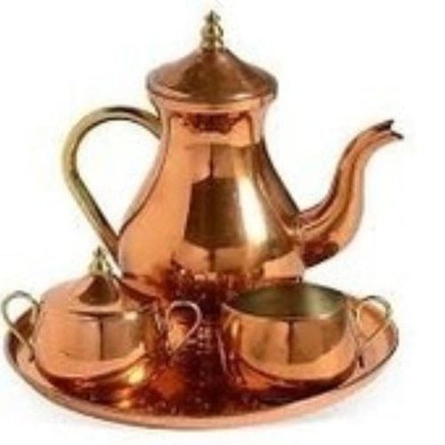 Brass & copper Tea Set