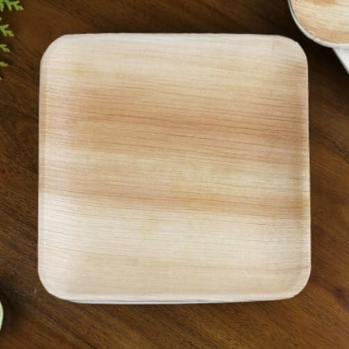 Aeraca Palmleaf Plate-Shallow Square